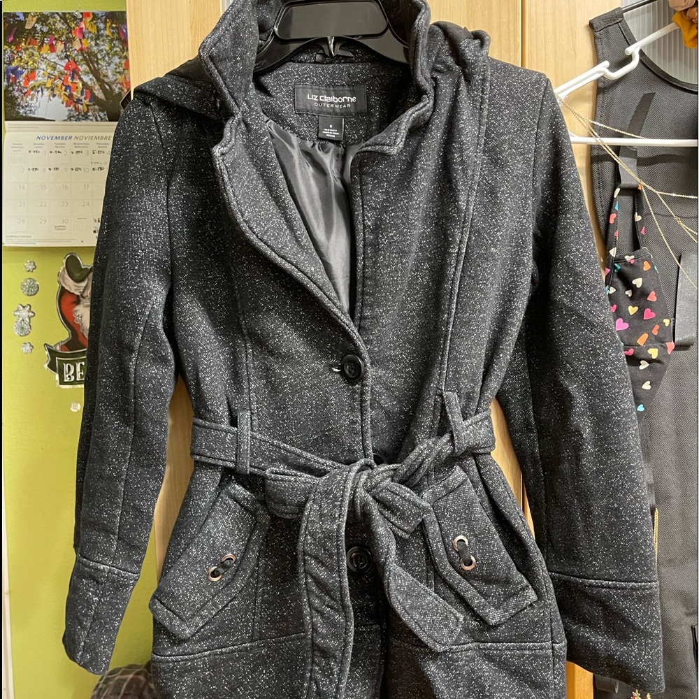 Liz Clairborne Coat with removable hood
